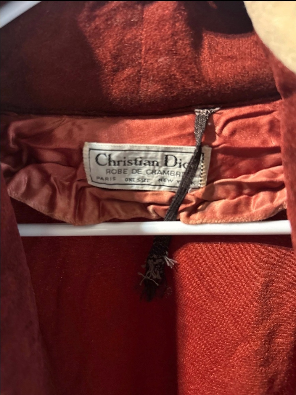 Dior Men's Plush Robe - Picture 7 of 7